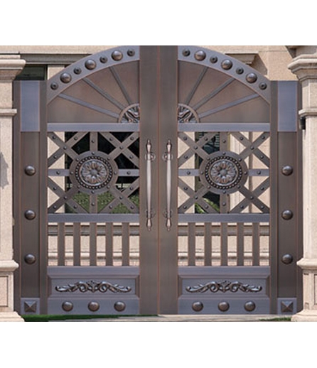 长沙铜门 院庭门设计